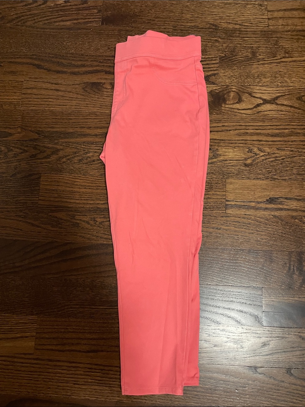 Women’s Coral Pink Stretch Pull On Pants XL